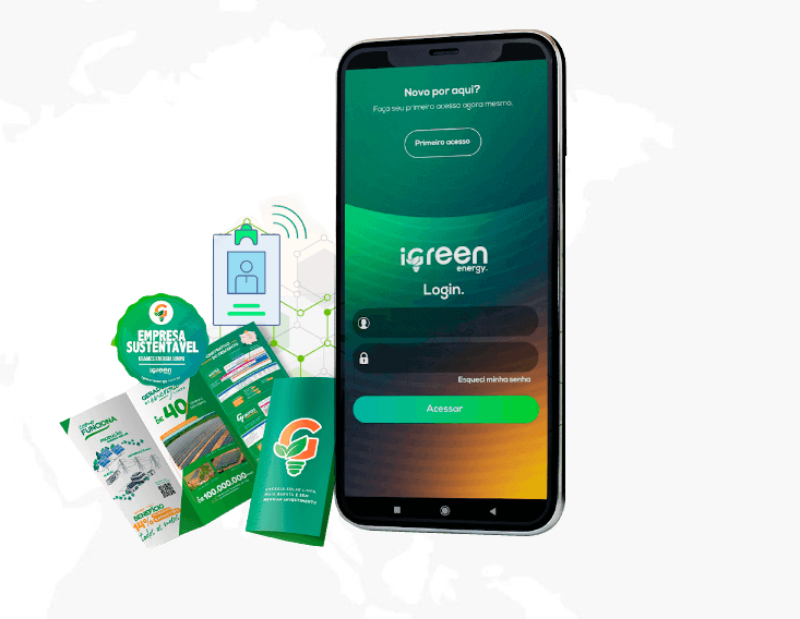 Celular com App iGreen Club